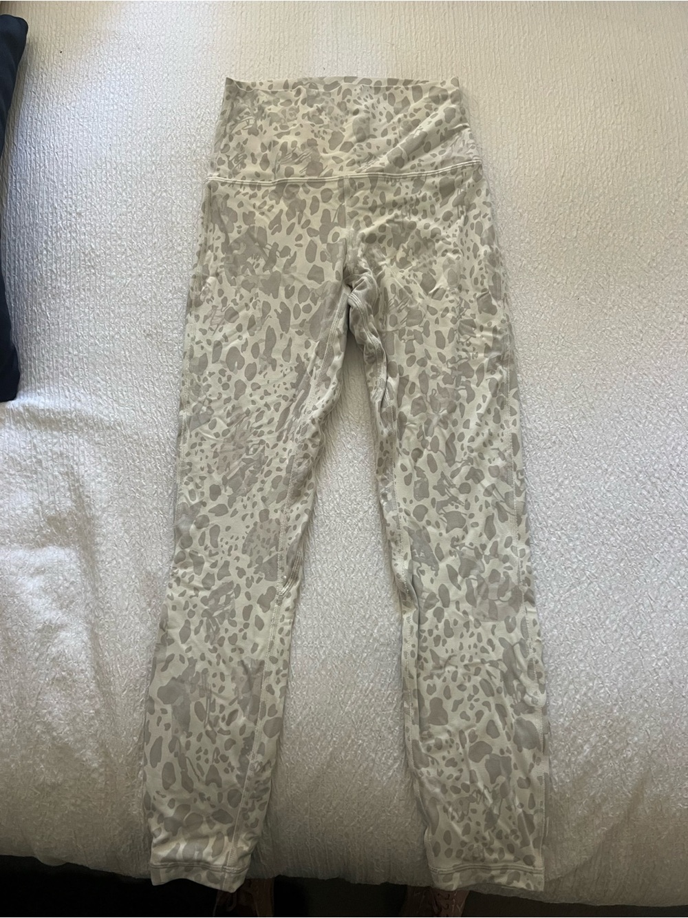 lululemon athletica Neutral Taupe Animal-Print High-Rise Leggings